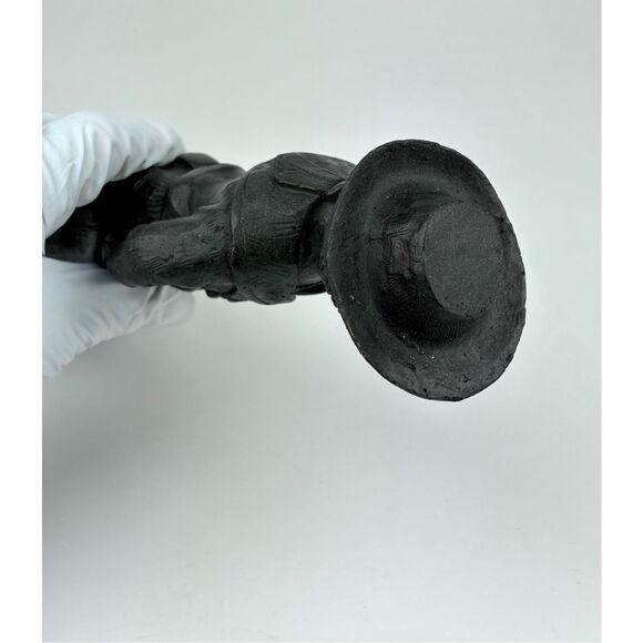 Antique Cast Iron Boy in Hat & Sailor Suit Heavy Doorstop 10.5in Tall - Picture 5 of 6